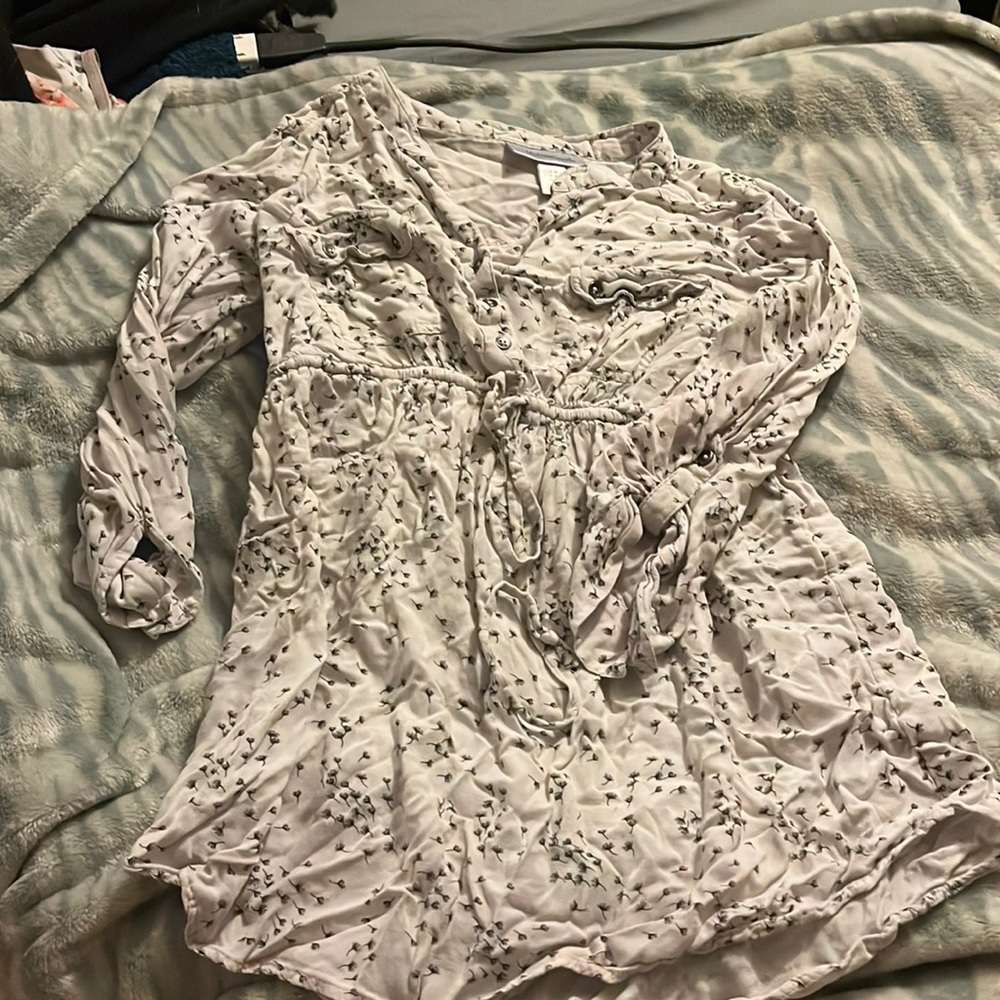 Size medium /  long sleeve / mother hood maternity shirt